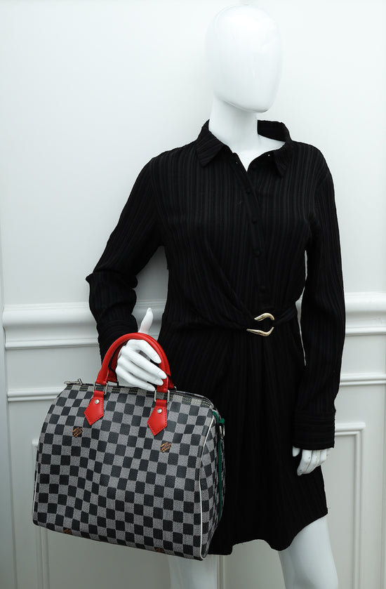 Louis Vuitton Damier Multicolor Speedy Bandouliere 30 Bag – THE CLOSET