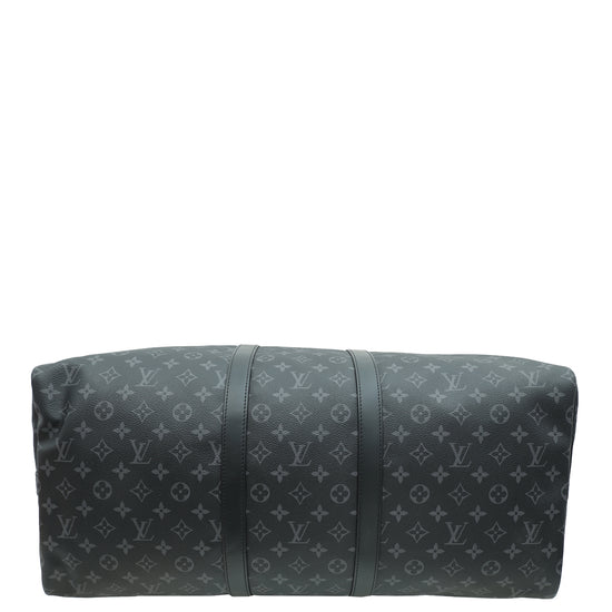 Louis Vuitton Monogram Eclipse Keepall Bandouliere 55 Bag