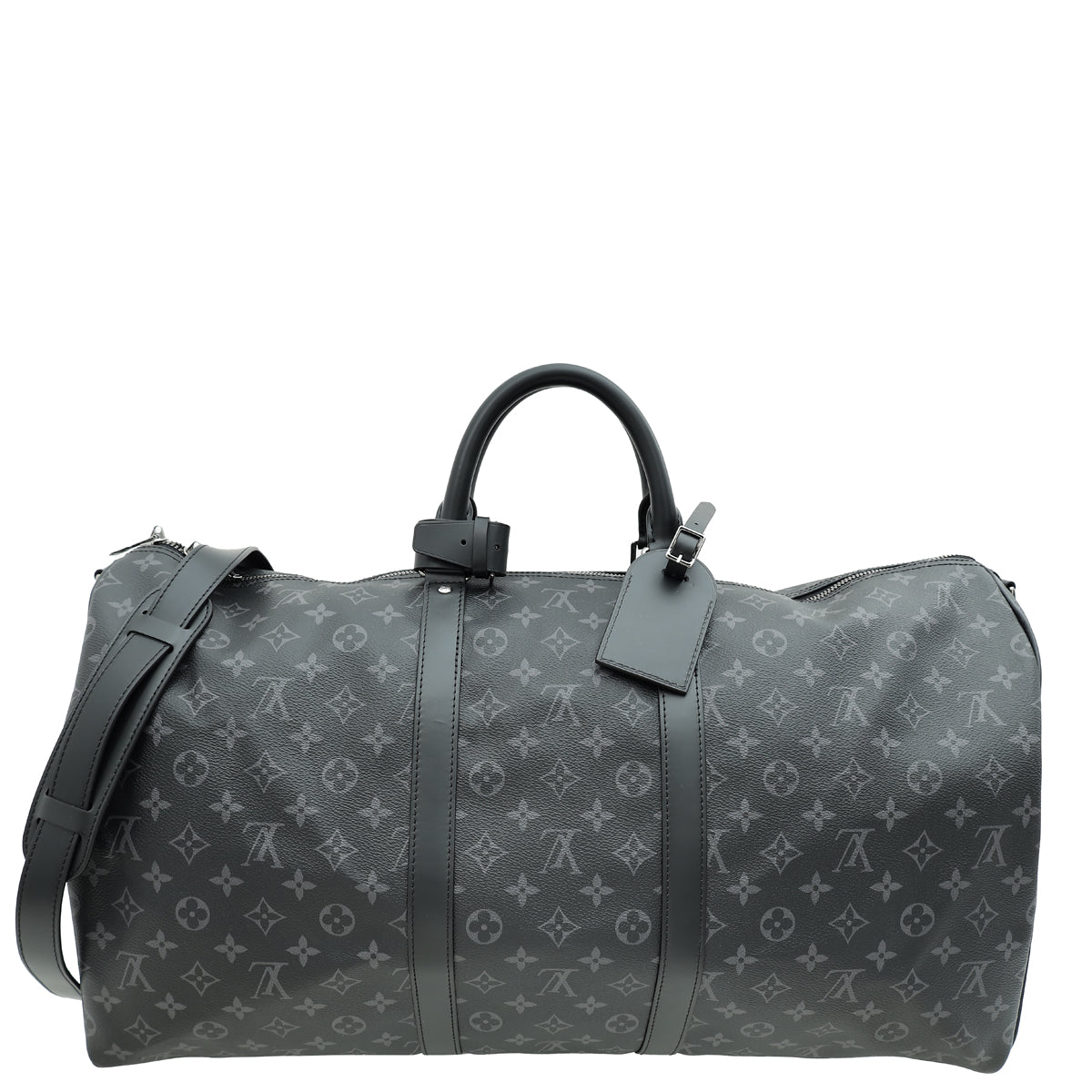 Louis Vuitton Monogram Eclipse Keepall Bandouliere 55 Bag