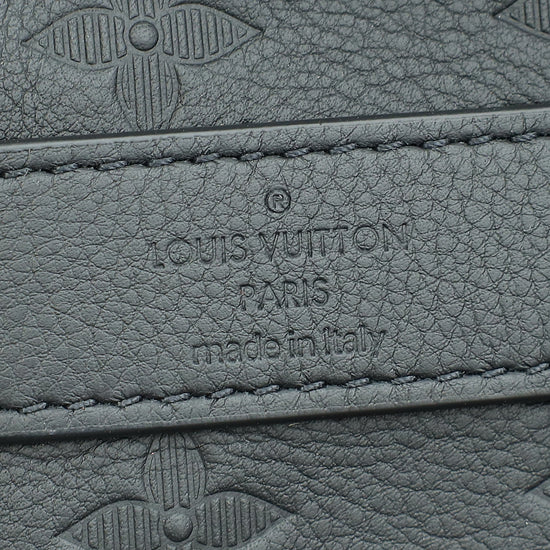 Louis Vuitton Black Monogram Shadow Keepall Bandouliere 50 Bag