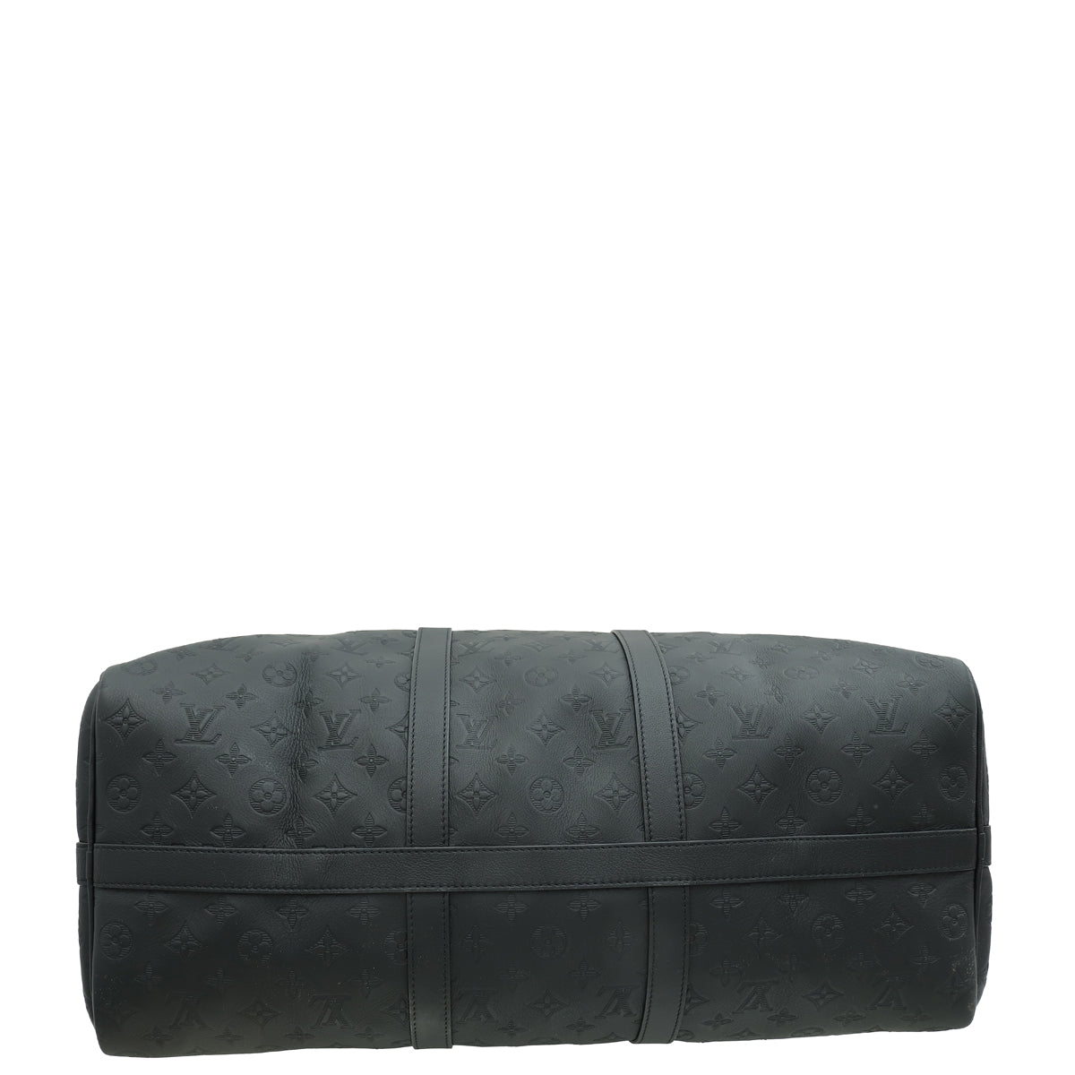 Louis Vuitton Black Monogram Shadow Keepall Bandouliere 50 Bag