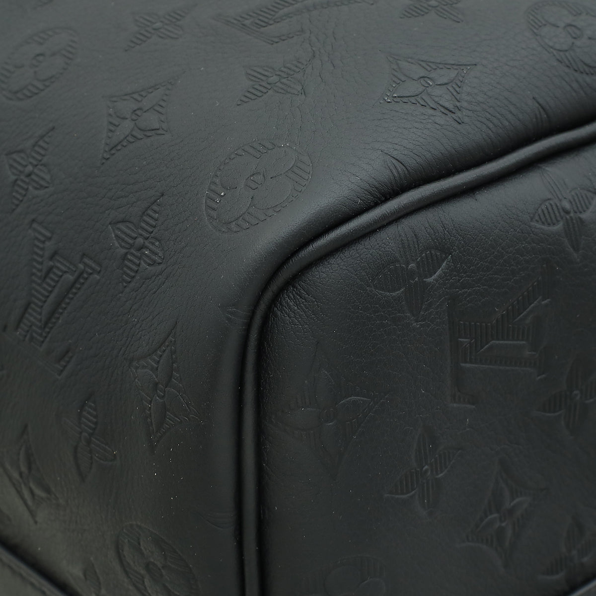 Louis Vuitton Black Monogram Shadow Keepall Bandouliere 50 Bag