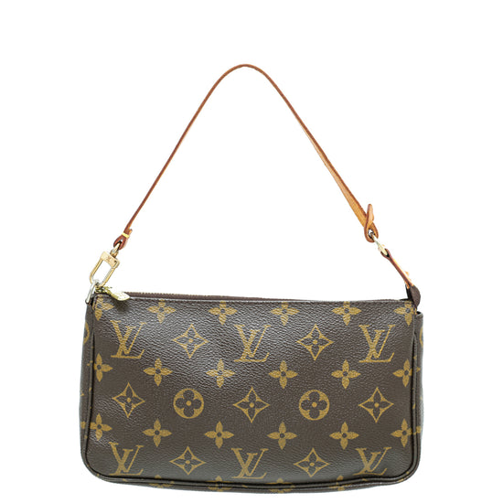 Louis Vuitton Brown Monogram Pochette Accessoires