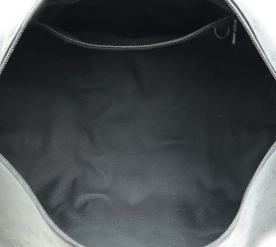 Load image into Gallery viewer, Louis Vuitton Matte Black Monogram Shadow Keepall Bandouliere 50 Bag
