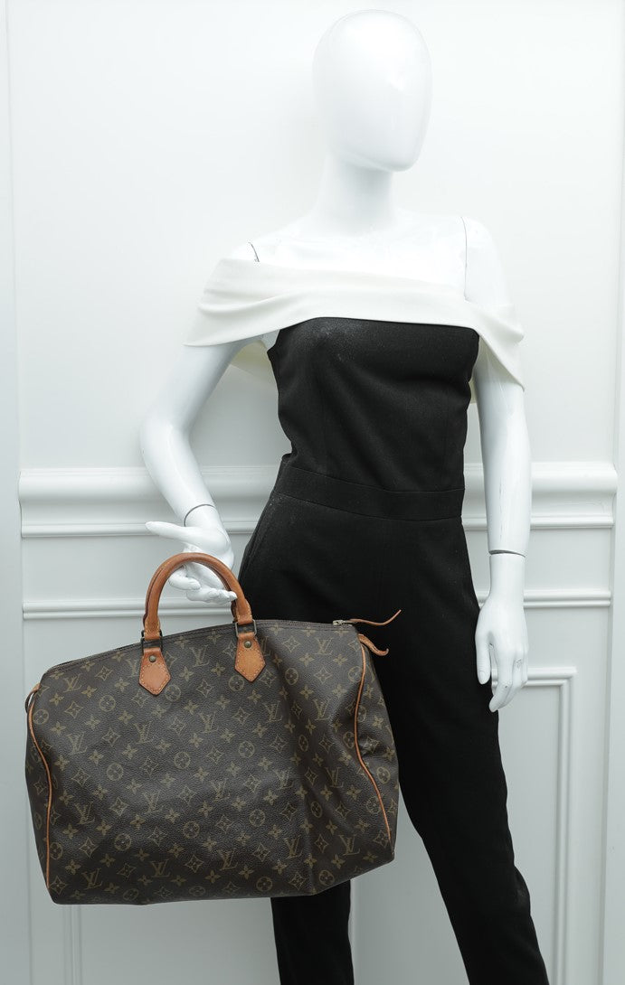 Louis Vuitton Brown Monogram Speedy 40 Bag