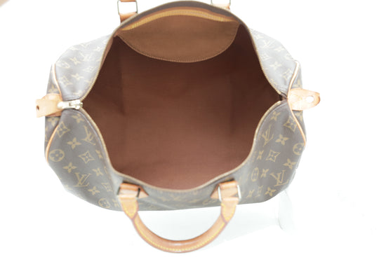 Louis Vuitton Brown Monogram Speedy 40 Bag