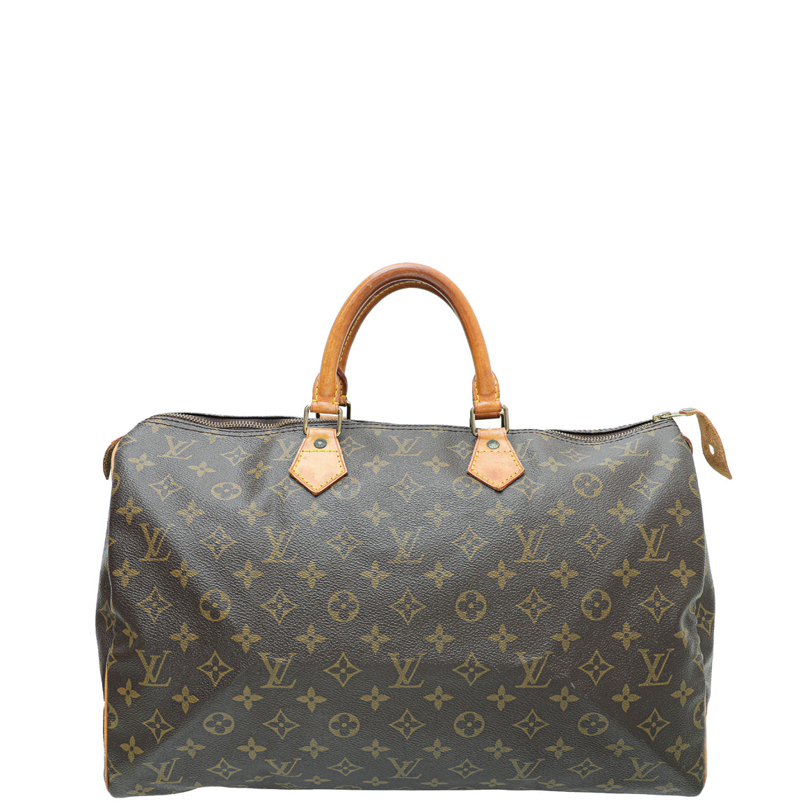 Louis Vuitton Brown Monogram Speedy 40 Bag-Louis Vuitton-THE CLOSET