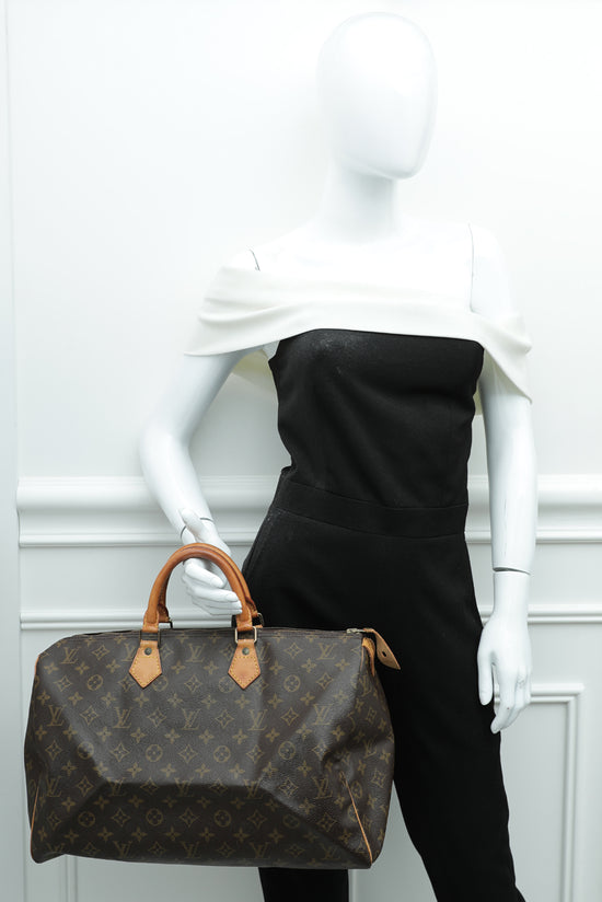 Louis Vuitton Brown Monogram Speedy 40 Bag