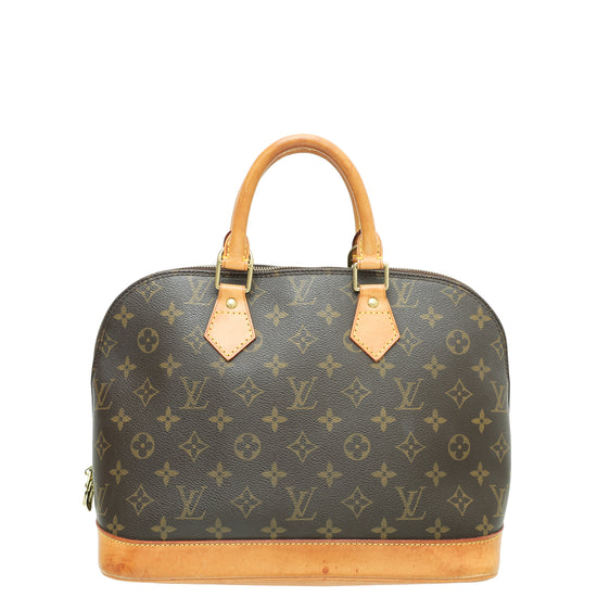 Louis Vuitton Brown Monogram Alma PM Bag