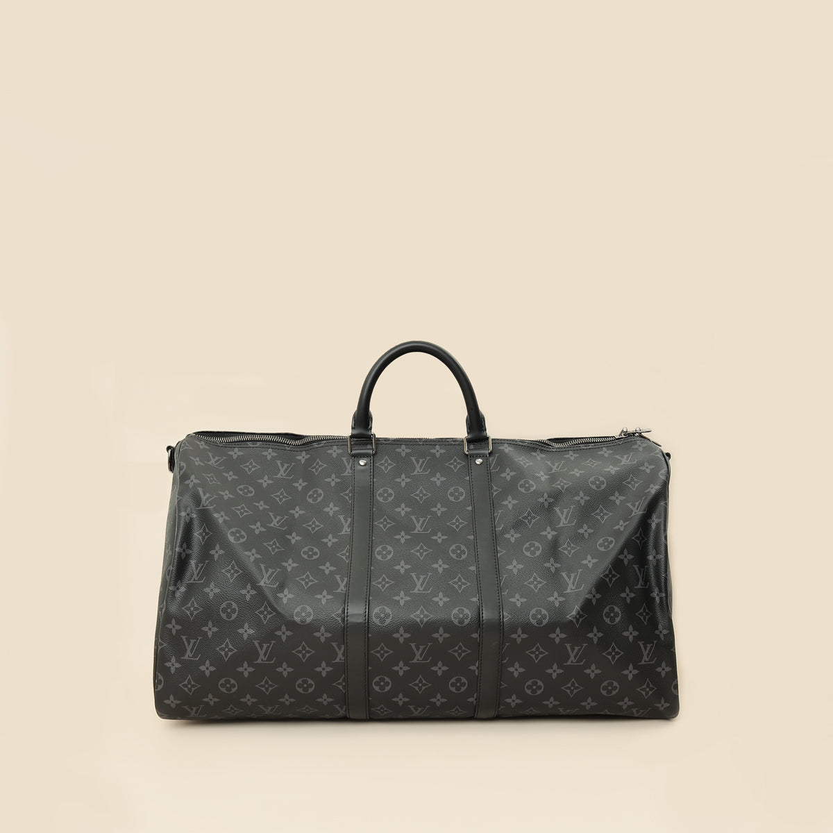 Louis Vuitton Monogram Eclipse Keepall Bandouliere 55 Bag-Louis Vuitton-THE CLOSET