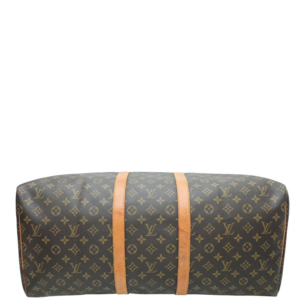 Louis Vuitton Brown Monogram Keepall 55 Bag