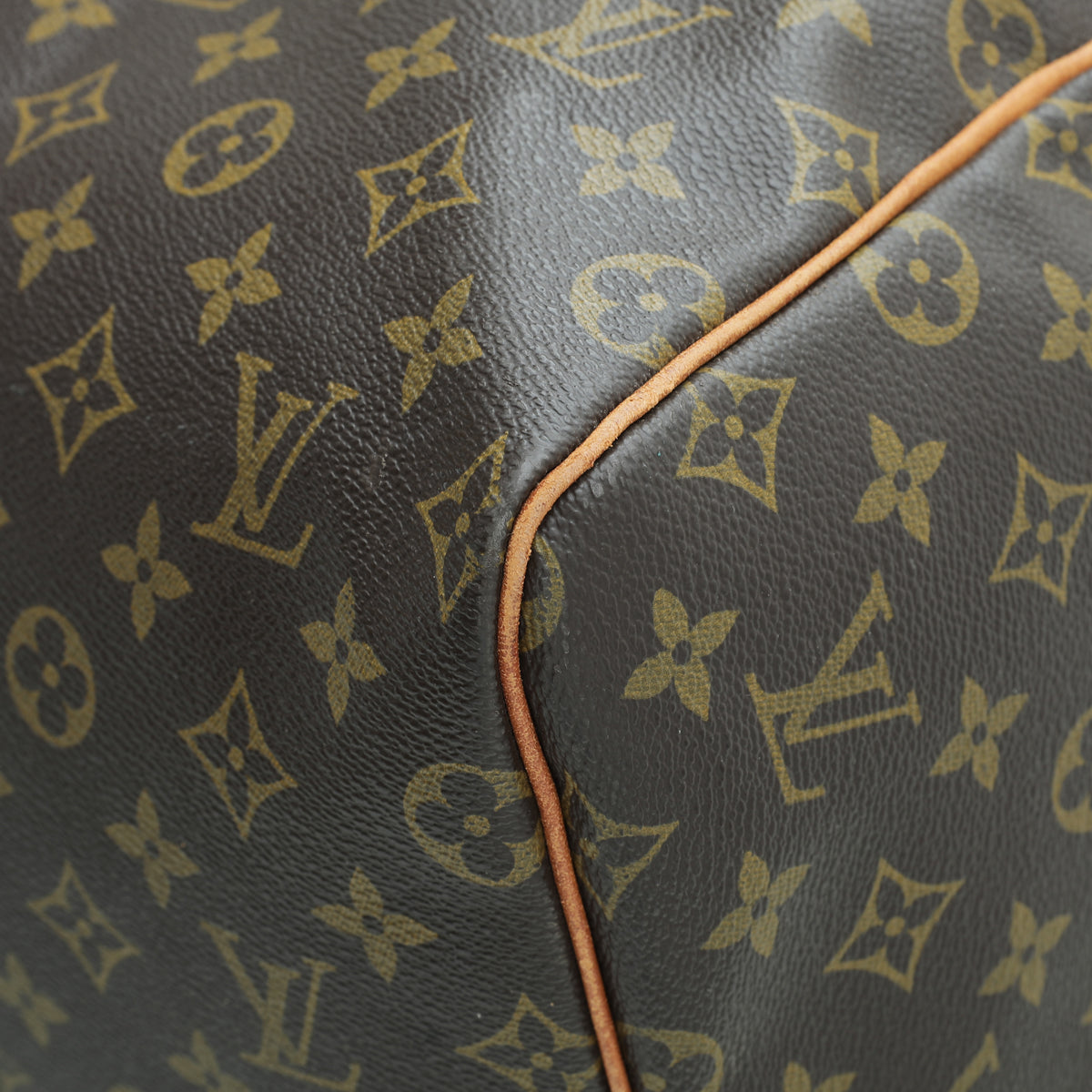 Louis Vuitton Brown Monogram Keepall 55 Bag