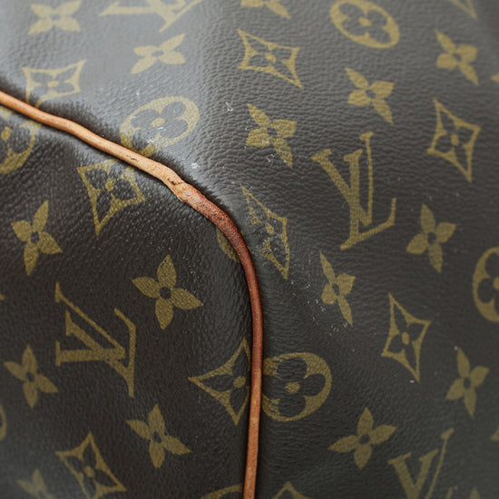 Louis Vuitton Brown Monogram Keepall 55 Bag