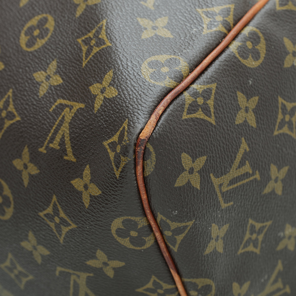 Louis Vuitton Brown Monogram Keepall 55 Bag