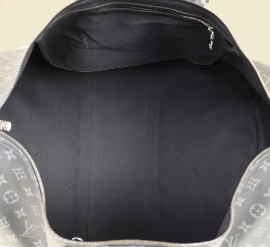 Louis Vuitton Graphite Monogram Eclipse Keepall 55 Bag-Louis Vuitton-THE CLOSET