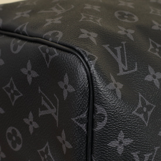 Louis Vuitton Graphite Monogram Eclipse Keepall 55 Bag-Louis Vuitton-THE CLOSET
