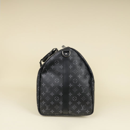 Louis Vuitton Graphite Monogram Eclipse Keepall 55 Bag-Louis Vuitton-THE CLOSET