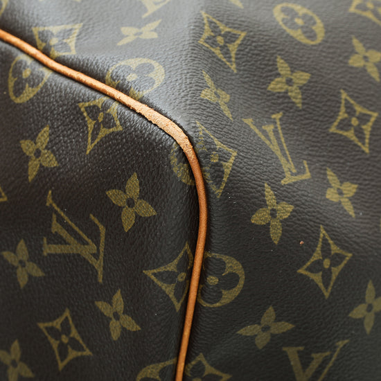 Louis Vuitton Brown Malletier Monogram Keepall 55 Bag