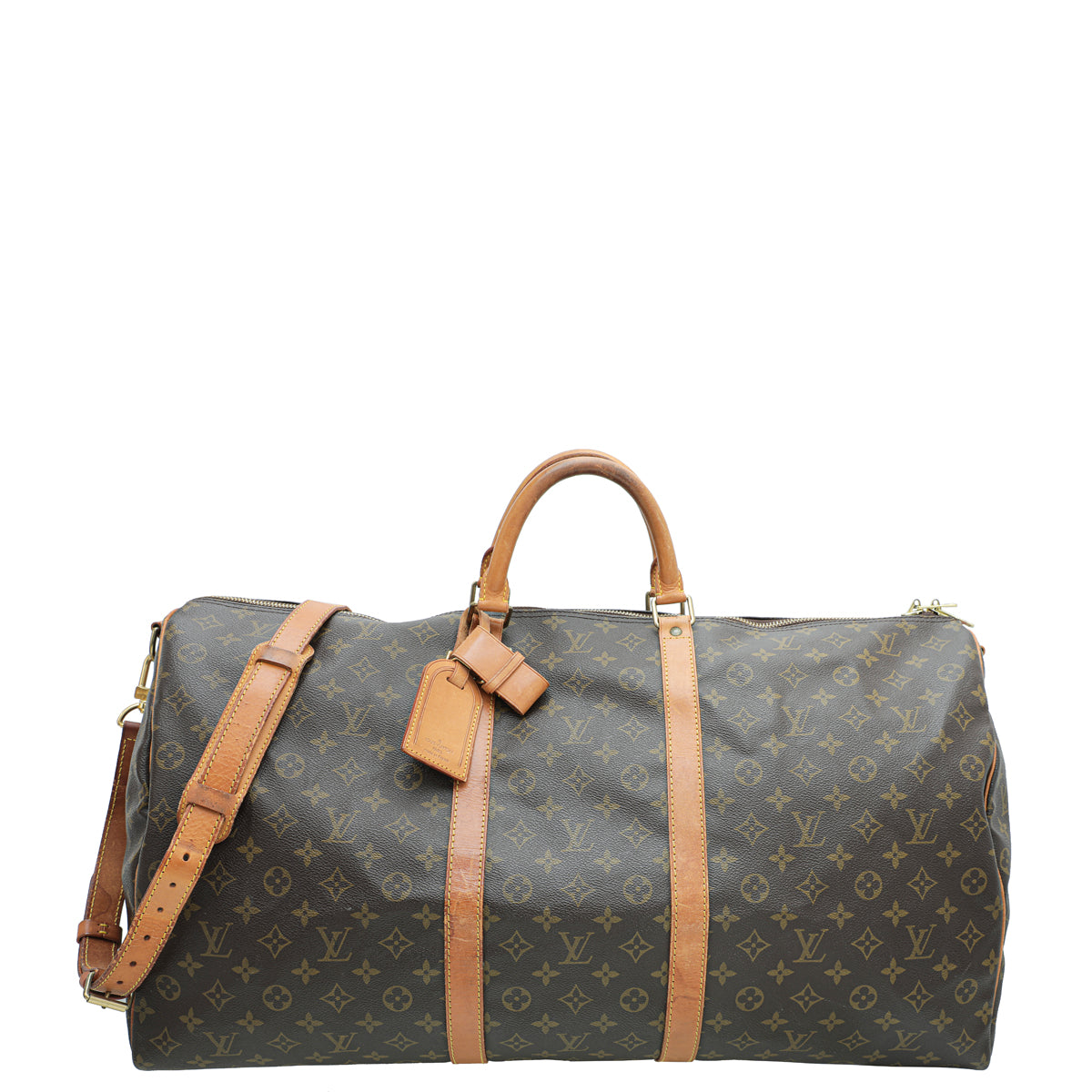 Louis Vuitton Brown Monogram Keepall Bandouliere 60 Bag – THE CLOSET