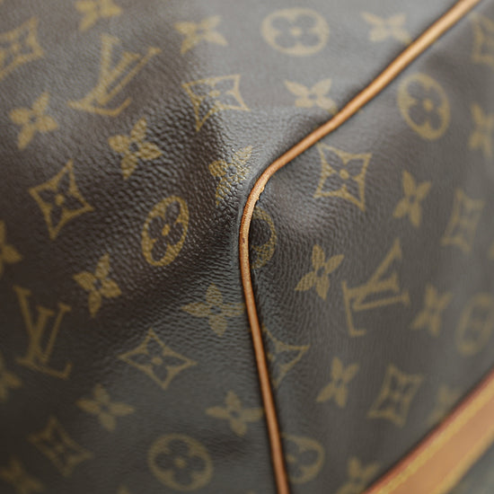 Louis Vuitton Brown Monogram Keepall Bandouliere 60 Bag