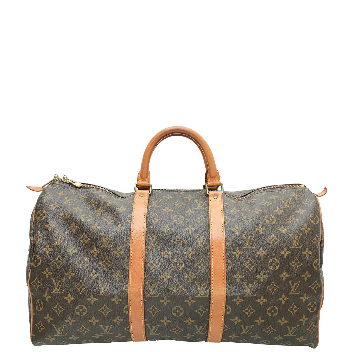 Louis Vuitton Brown Monogram Keepall 50 Bag-Louis Vuitton-THE CLOSET
