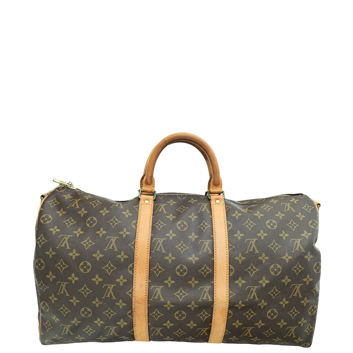 Louis Vuitton Brown Monogram Keepall Bandouliere 50 Bag-Louis Vuitton-THE CLOSET