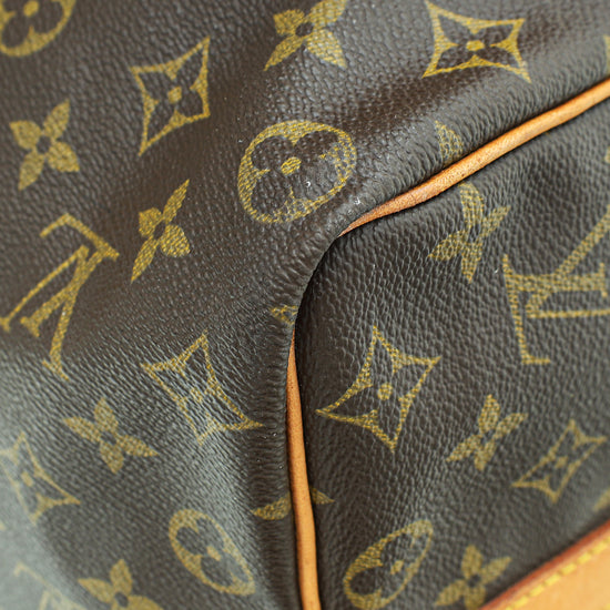 Louis Vuitton Brown Monogram Keepall Bandouliere 50 Bag