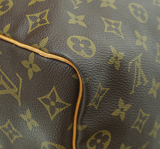 Louis Vuitton Brown Monogram Keepall Bandouliere 50 Bag