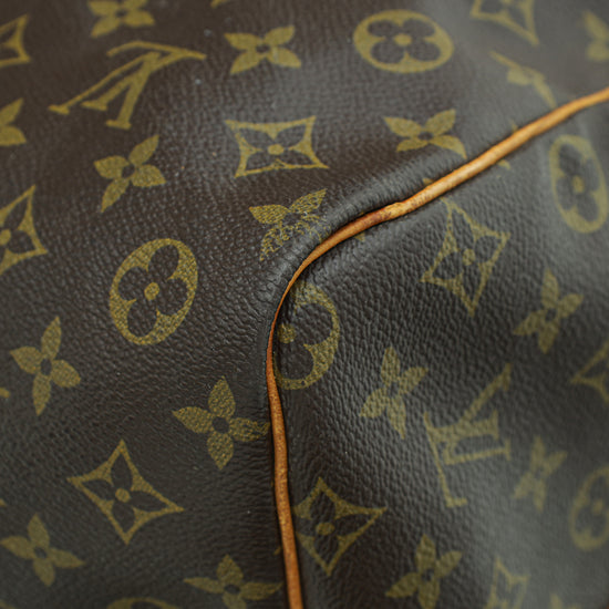 Louis Vuitton Brown Monogram Keepall Bandouliere 60 Bag