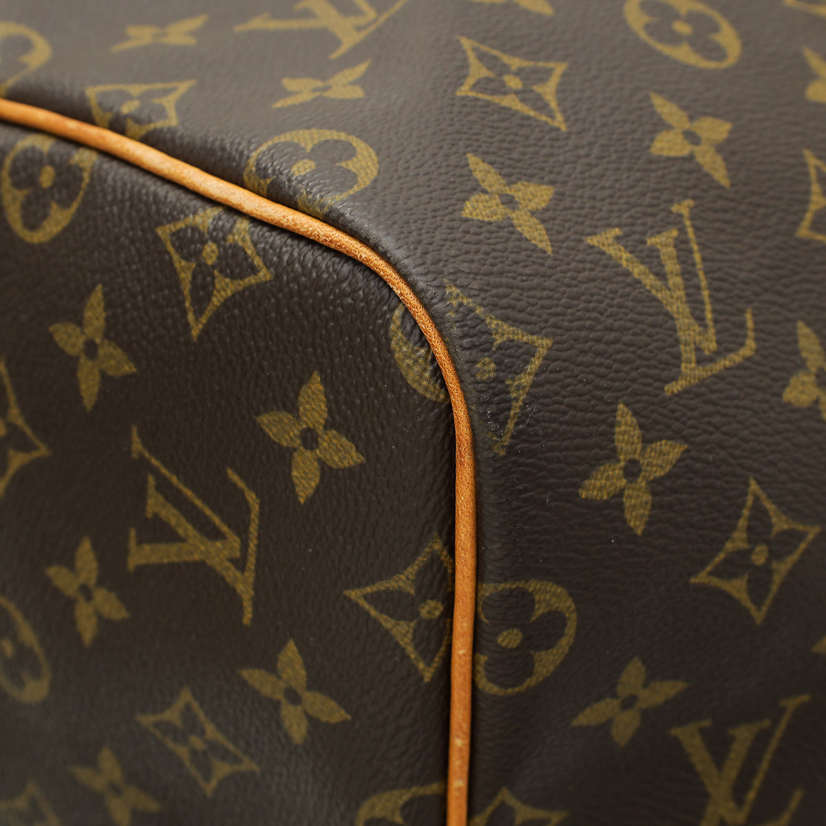 Louis Vuitton Brown Monogram Keepall 55 Bag