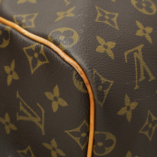 Louis Vuitton Brown Monogram Keepall 55 Bag