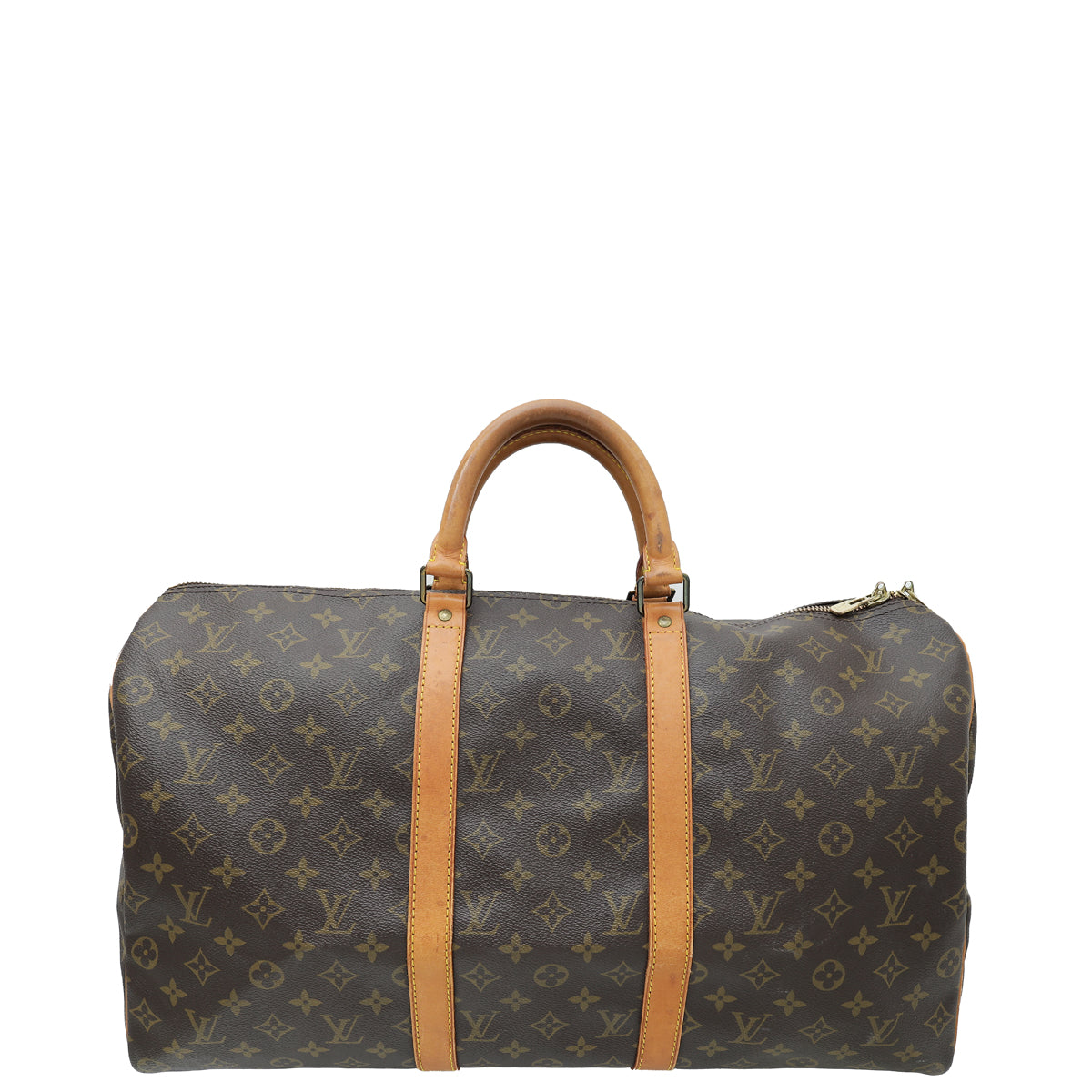 Louis Vuitton Brown Monogram Keepall 50 Bag-Louis Vuitton-THE CLOSET