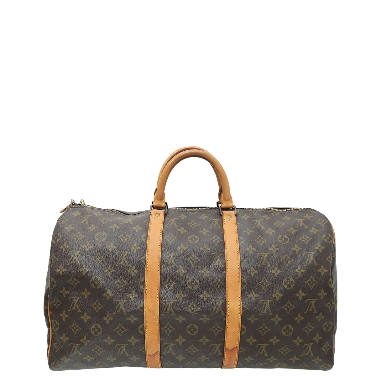 Louis Vuitton Brown Monogram Keepall 50 Bag-Louis Vuitton-THE CLOSET