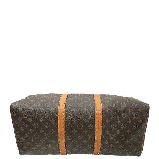 Louis Vuitton Brown Monogram Keepall 50 Bag