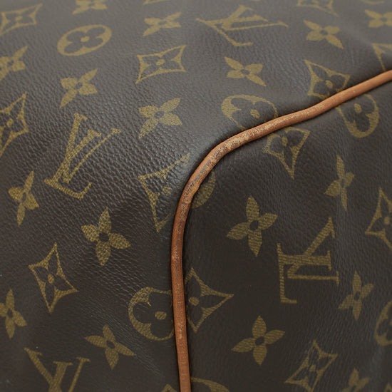 Louis Vuitton Brown Monogram Keepall 55 Bag