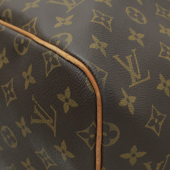 Louis Vuitton Brown Monogram Keepall 55 Bag