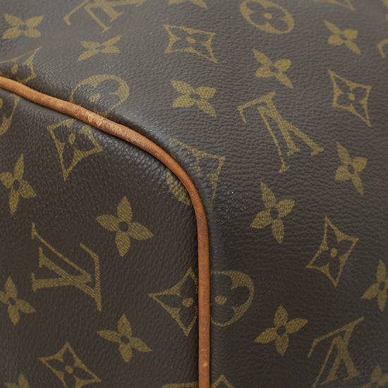 Louis Vuitton Brown Monogram Keepall 55 Bag