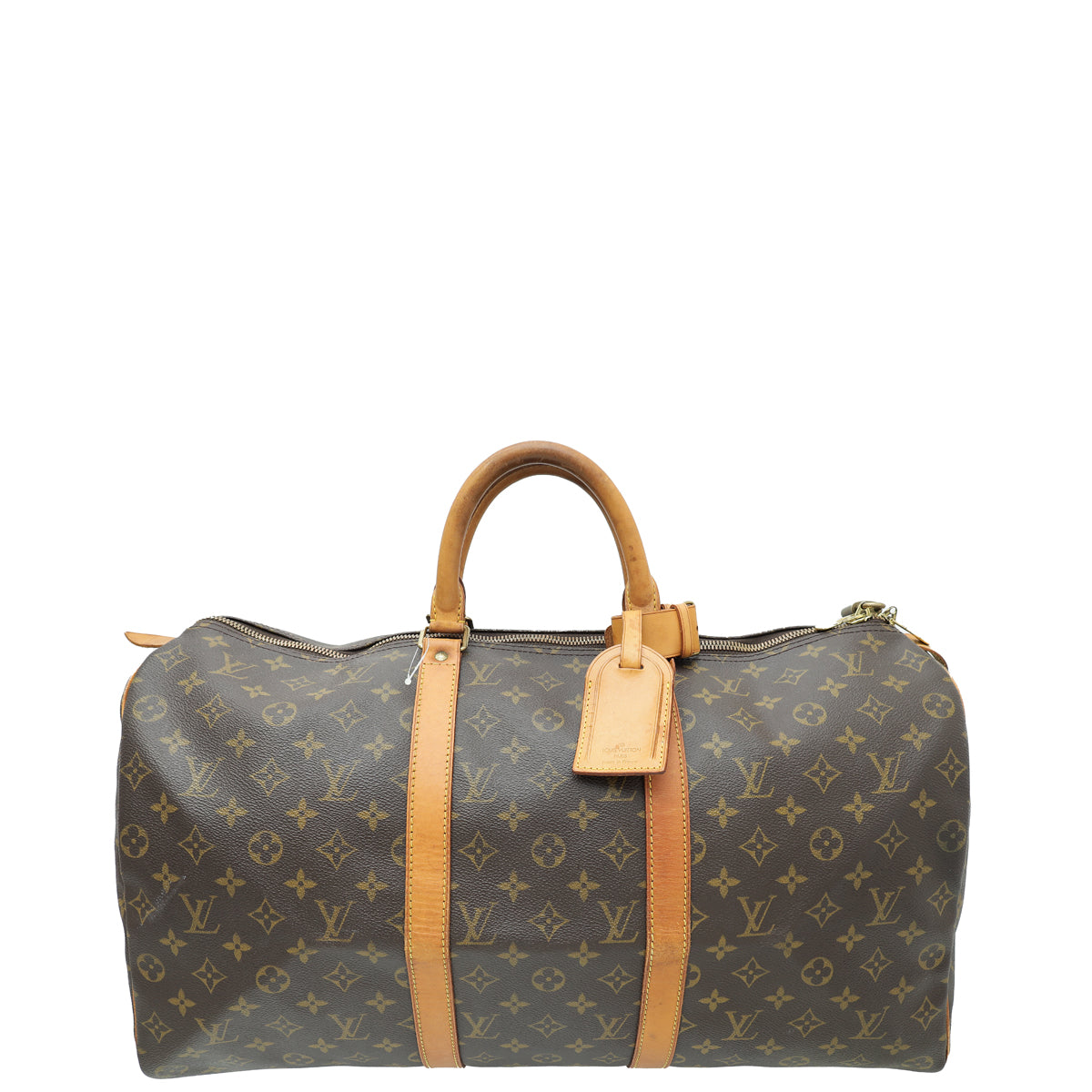 Louis Vuitton Brown Monogram Keepall 50 Bag-Louis Vuitton-THE CLOSET
