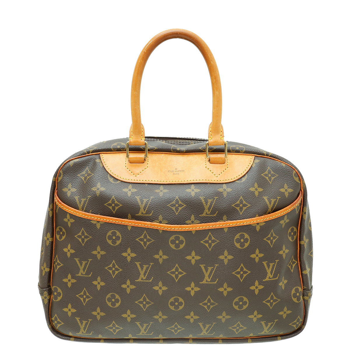 Louis Vuitton Brown Monogram Deauville Tote Bag-Louis Vuitton-THE CLOSET