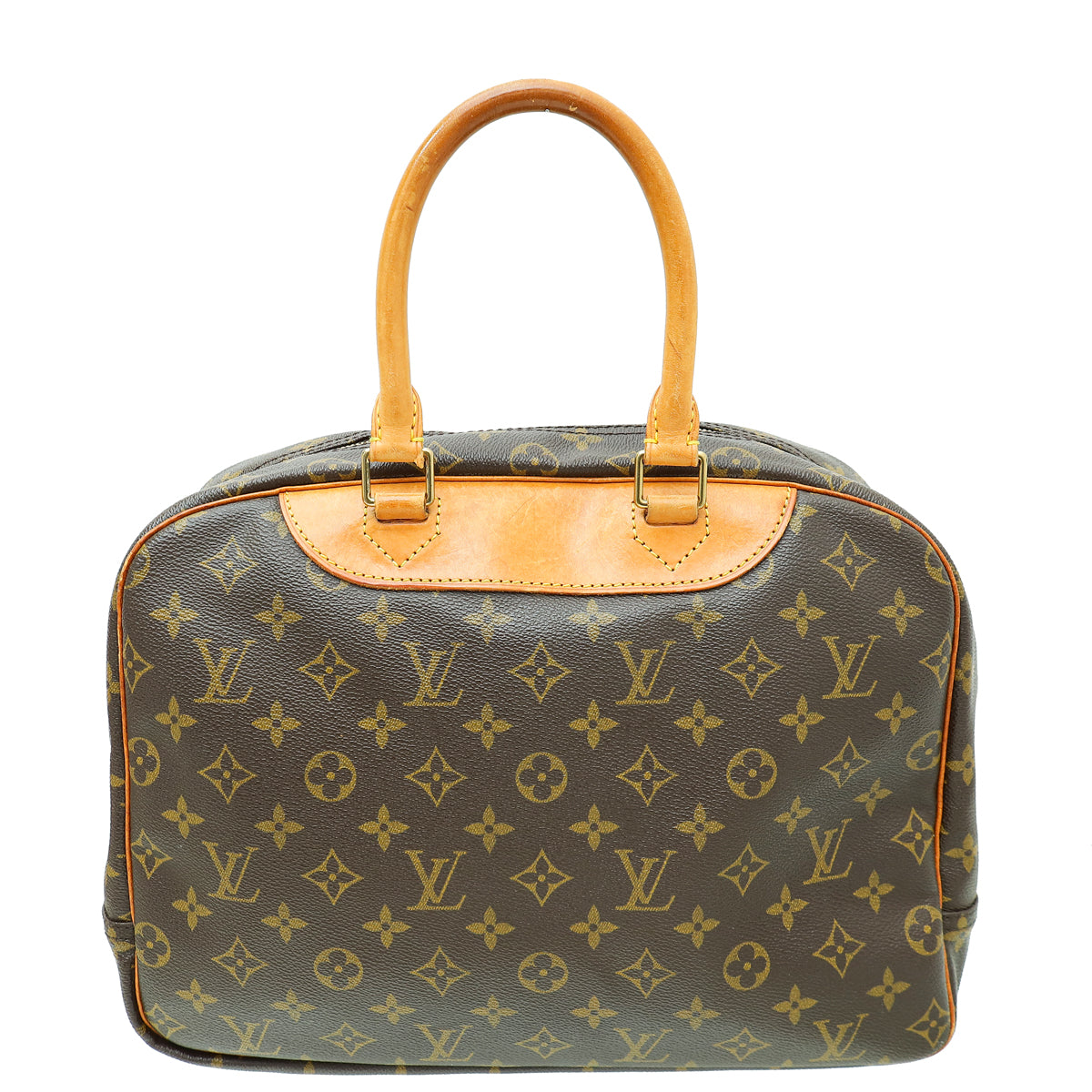 Louis Vuitton Brown Monogram Deauville Tote Bag-Louis Vuitton-THE CLOSET