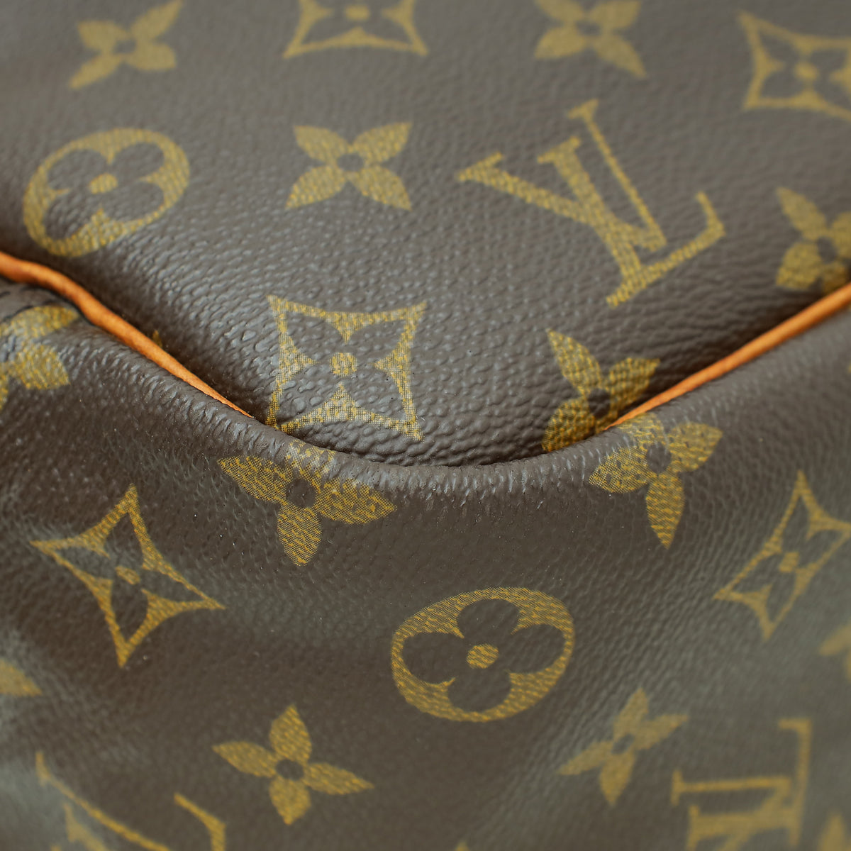 Louis Vuitton Brown Monogram Deauville Tote Bag