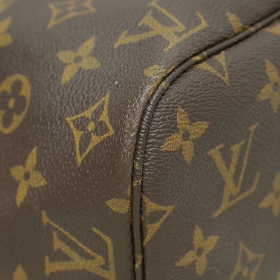 Louis Vuitton Brown Monogram My LV Neverfull MM Bag W/ T.C Initials
