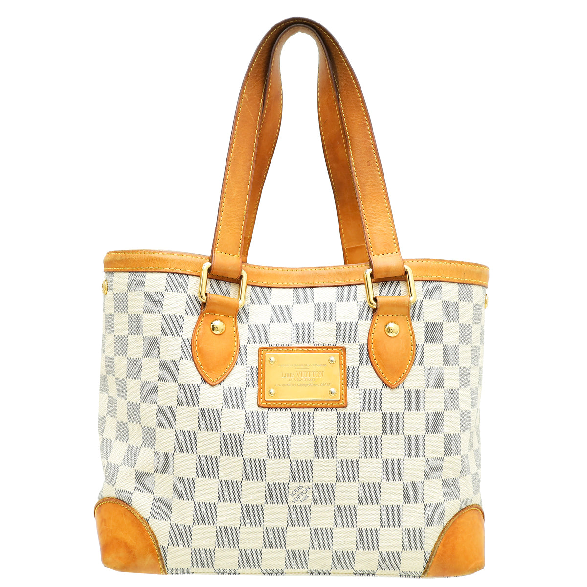 Louis Vuitton Damier Azur Hampstead PM Bag-Louis Vuitton-THE CLOSET