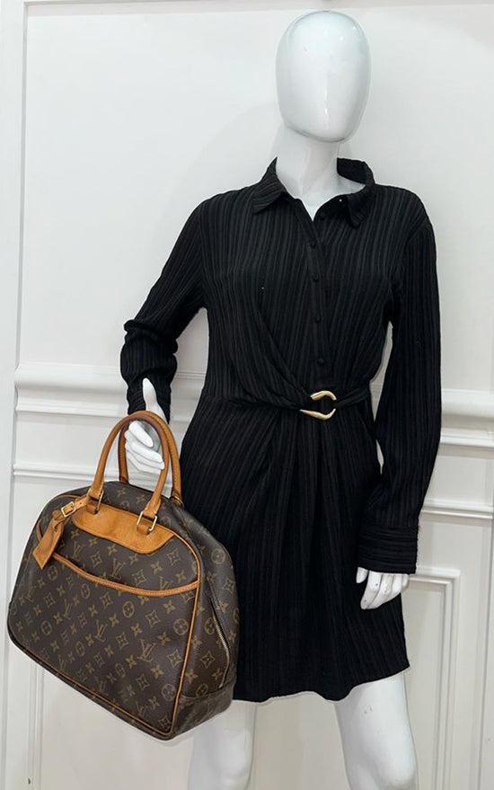 Louis Vuitton Brown Monogram Deauville Bag