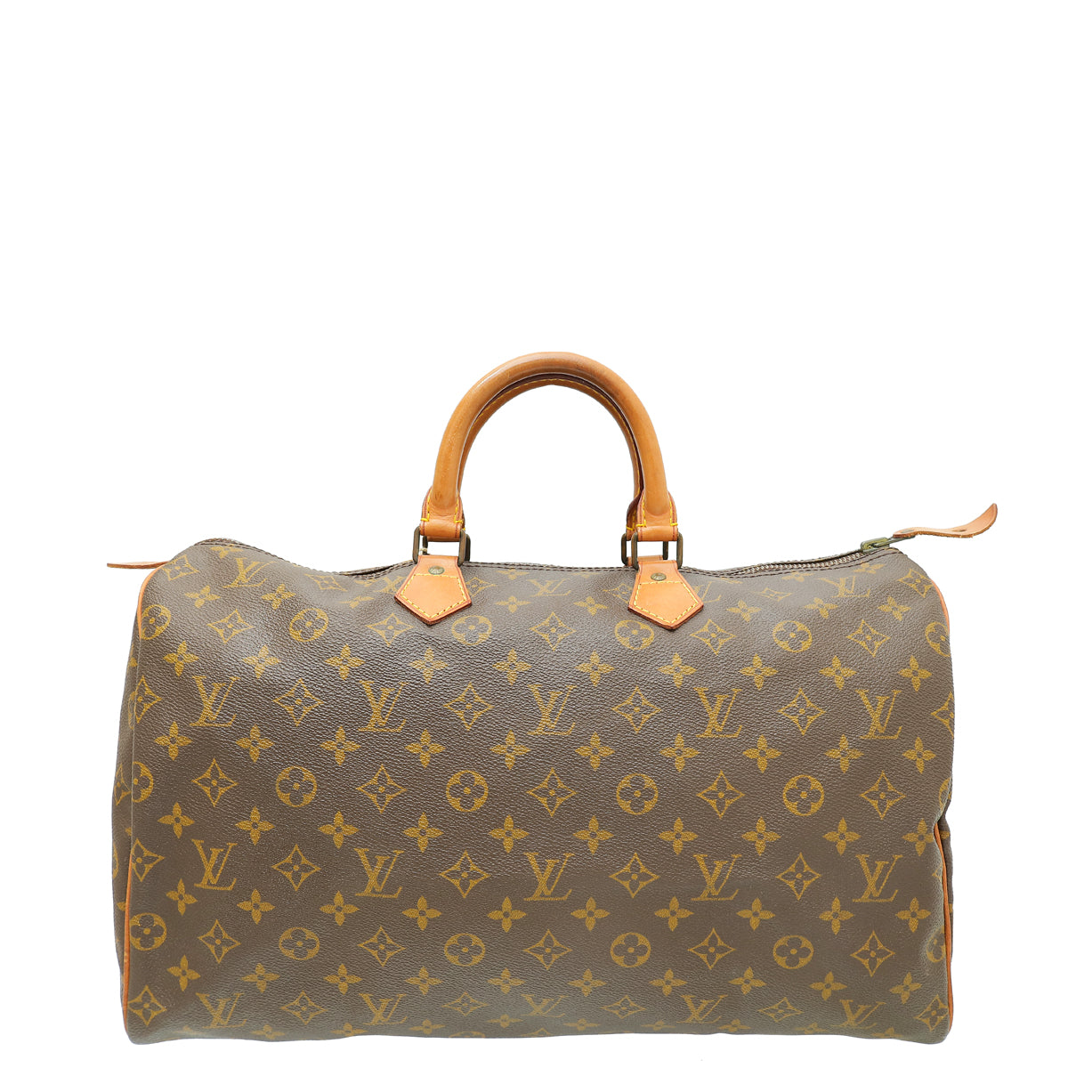 Louis Vuitton Brown Monogram Speedy 40 Bag-Louis Vuitton-THE CLOSET