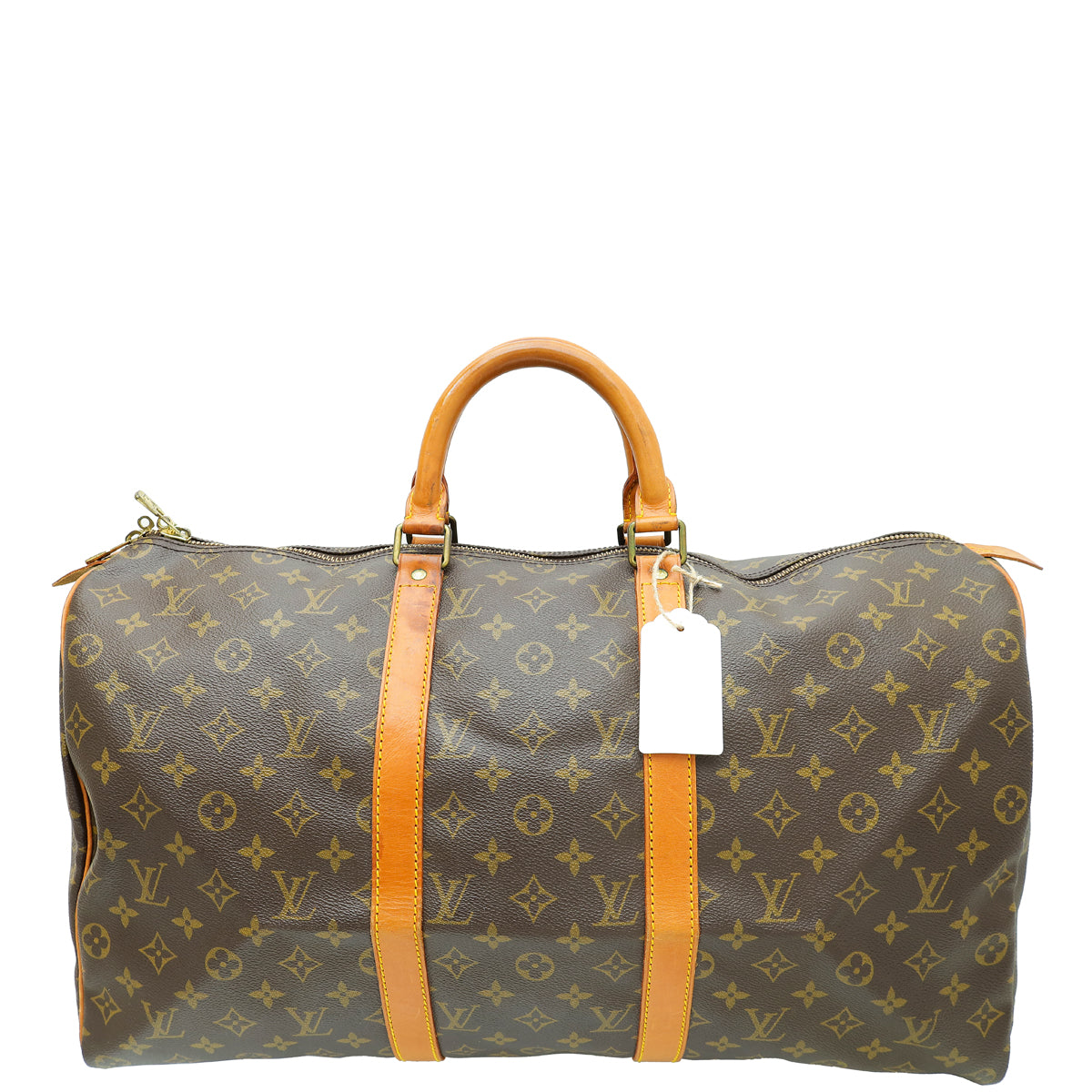 Louis Vuitton Brown Monogram Keepall 50 Bag-Louis Vuitton-THE CLOSET