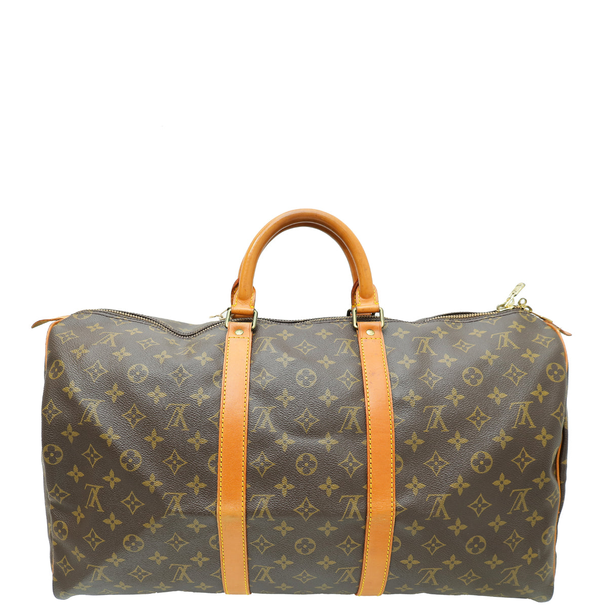 Louis Vuitton Brown Monogram Keepall 50 Bag-Louis Vuitton-THE CLOSET