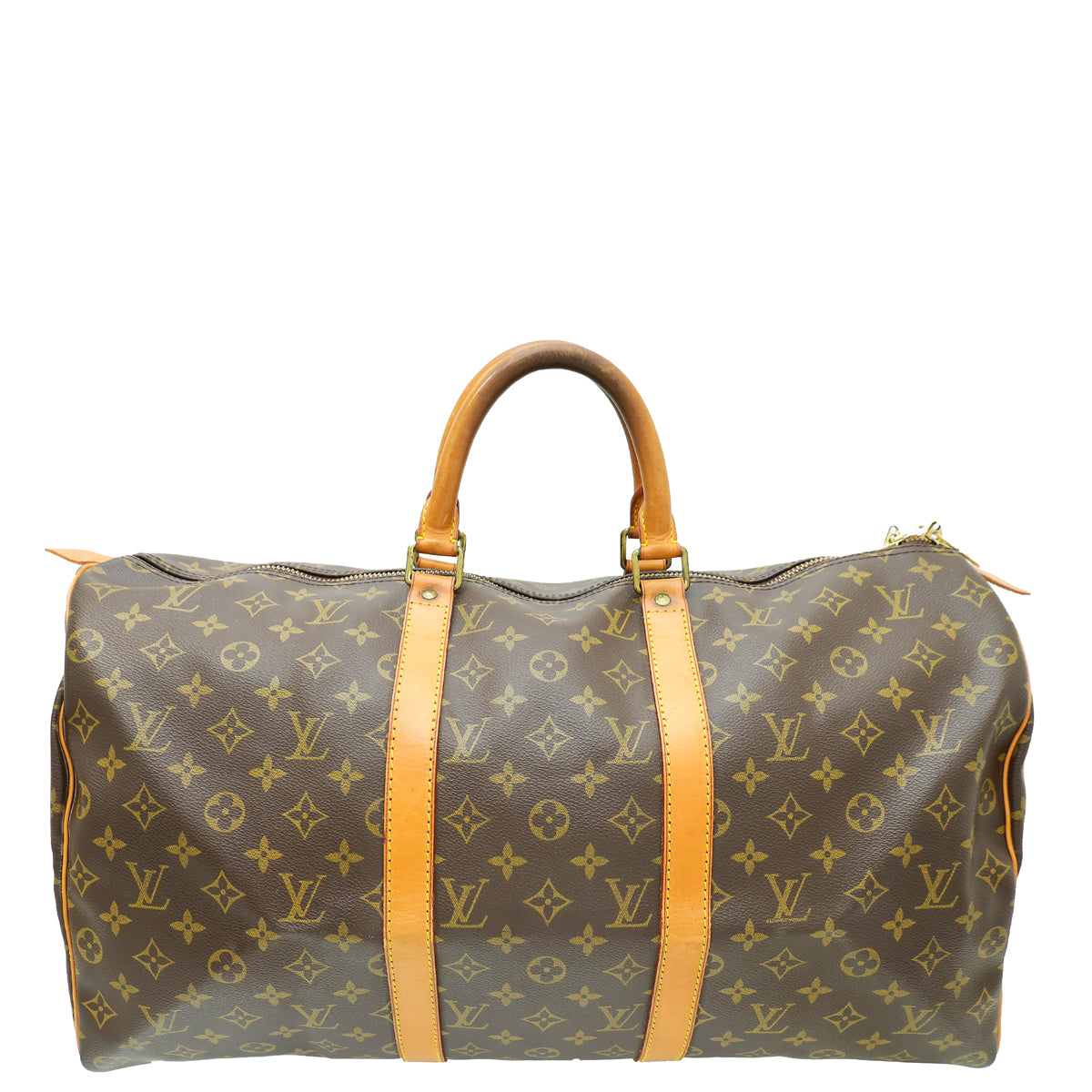 Louis Vuitton Brown Monogram Keepall 50 Bag-Louis Vuitton-THE CLOSET