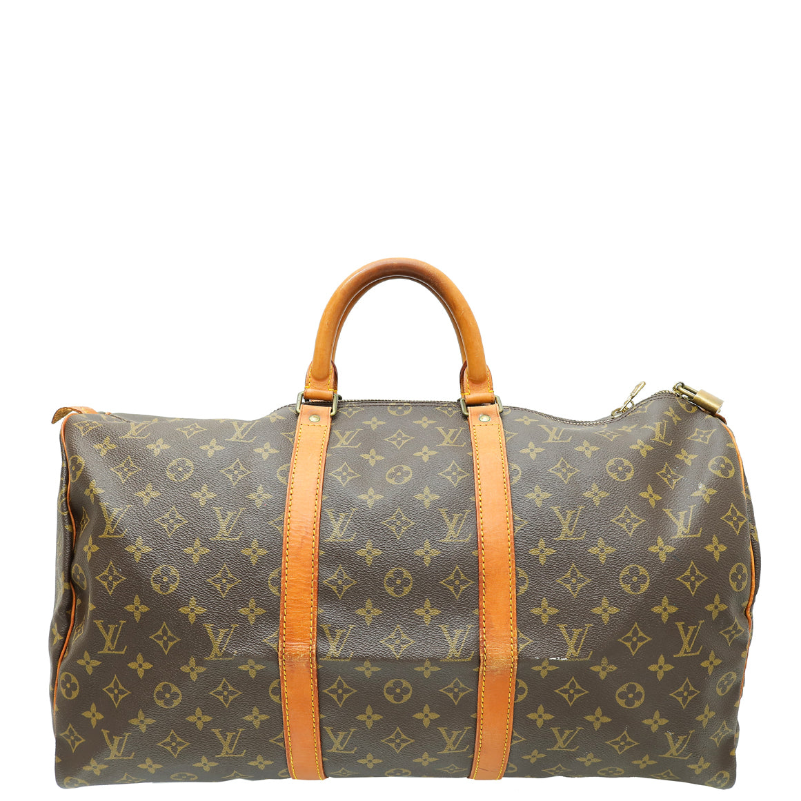 Louis Vuitton Brown Monogram Keepall 50 Bag-Louis Vuitton-THE CLOSET