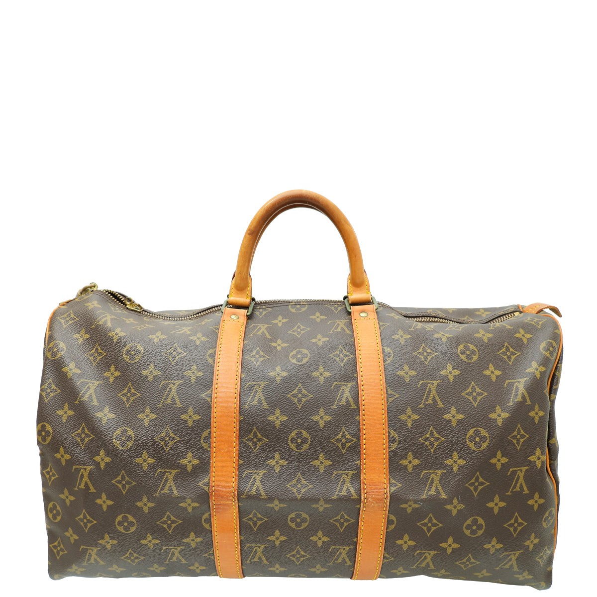 Louis Vuitton Brown Monogram Keepall 50 Bag-Louis Vuitton-THE CLOSET